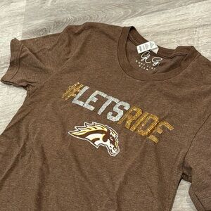 Western Michigan University rhinestone shirt